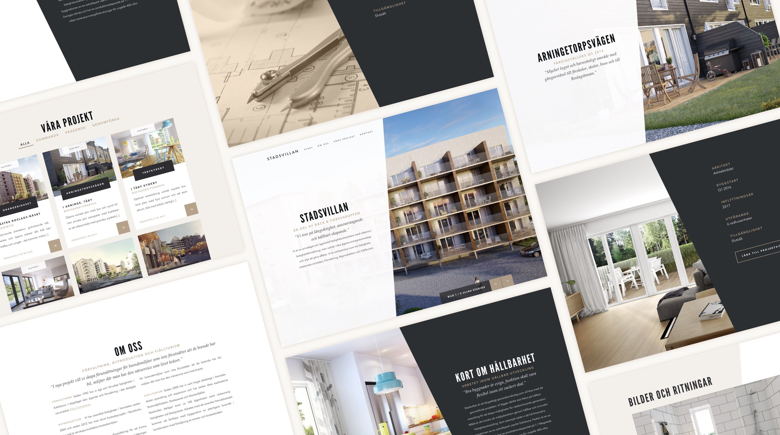Stadsvillan web design